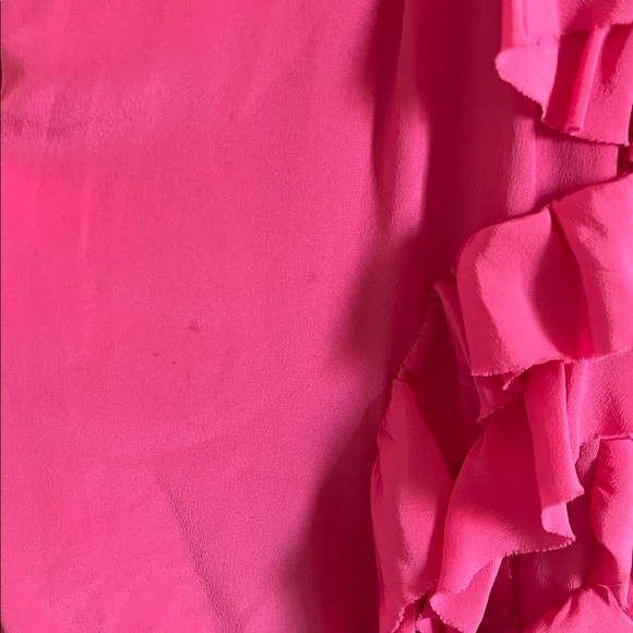 Ulla Johnson Vibrant Pink Ruffle Maxi Dress - Picture 13 of 13